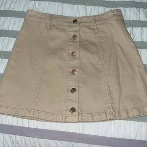 Button down skirt